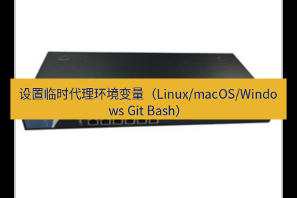 快连VPN 设置临时代理环境变量（Linux/macOS/Windows Git Bash）