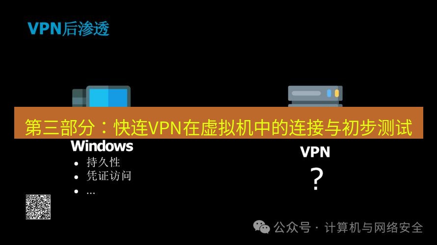 快连VPN 第三部分：快连VPN在虚拟机中的连接与初步测试